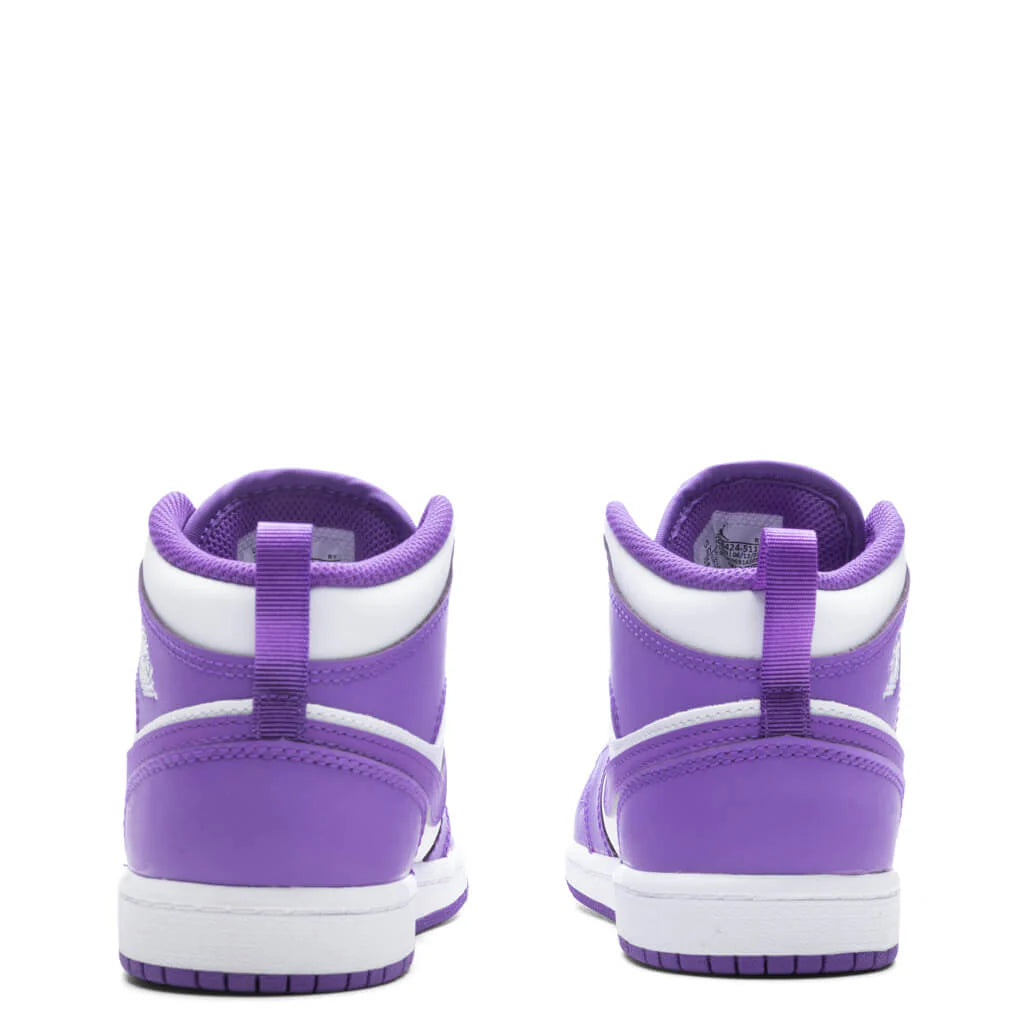 Jordan 1 Mid PS Purple Venom White