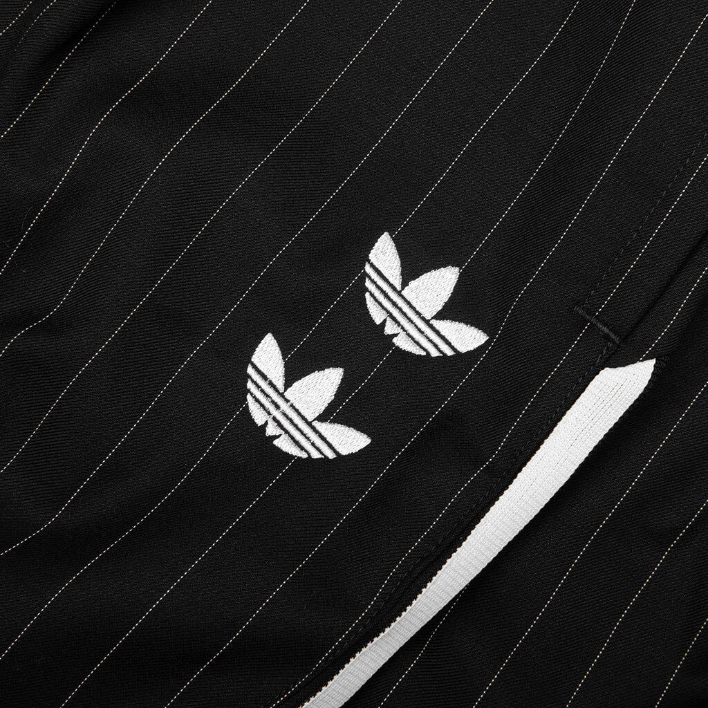 Adidas Originals x Willy Chavarria Pinstripe Shorts Black White