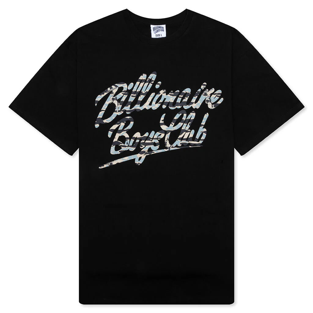 Sign S S Tee Black