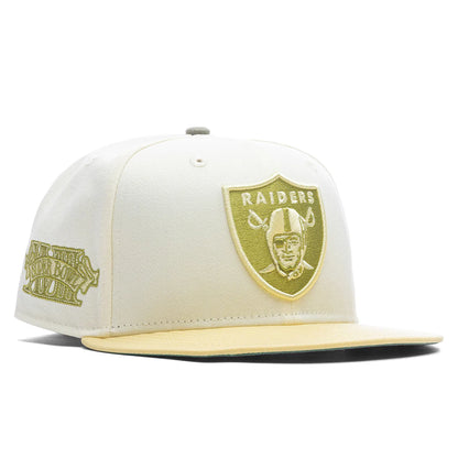 Feature x New Era 59FIFTY Fitted Las Vegas Raiders Chrome White Soft Yellow