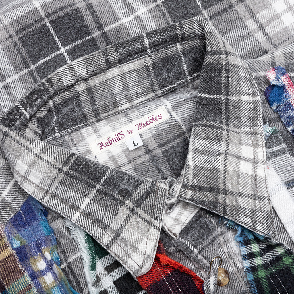 Ribbon Flannel Shirt Assorted