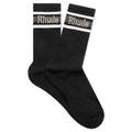 Logo Stripe Sport Socks Black