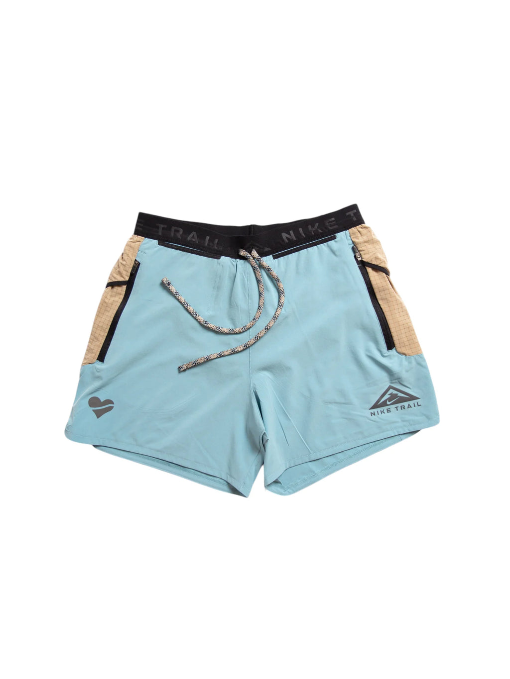 Nike Mens Trail Second Sunrise Dri FIT 5 Brief Lined Running Shorts