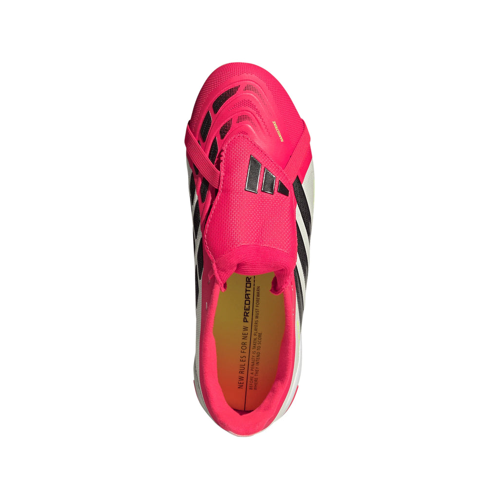 adidas Predator League Fold Over Tongue AG Artificial Ground Youth Soccer Cleats Red Black White