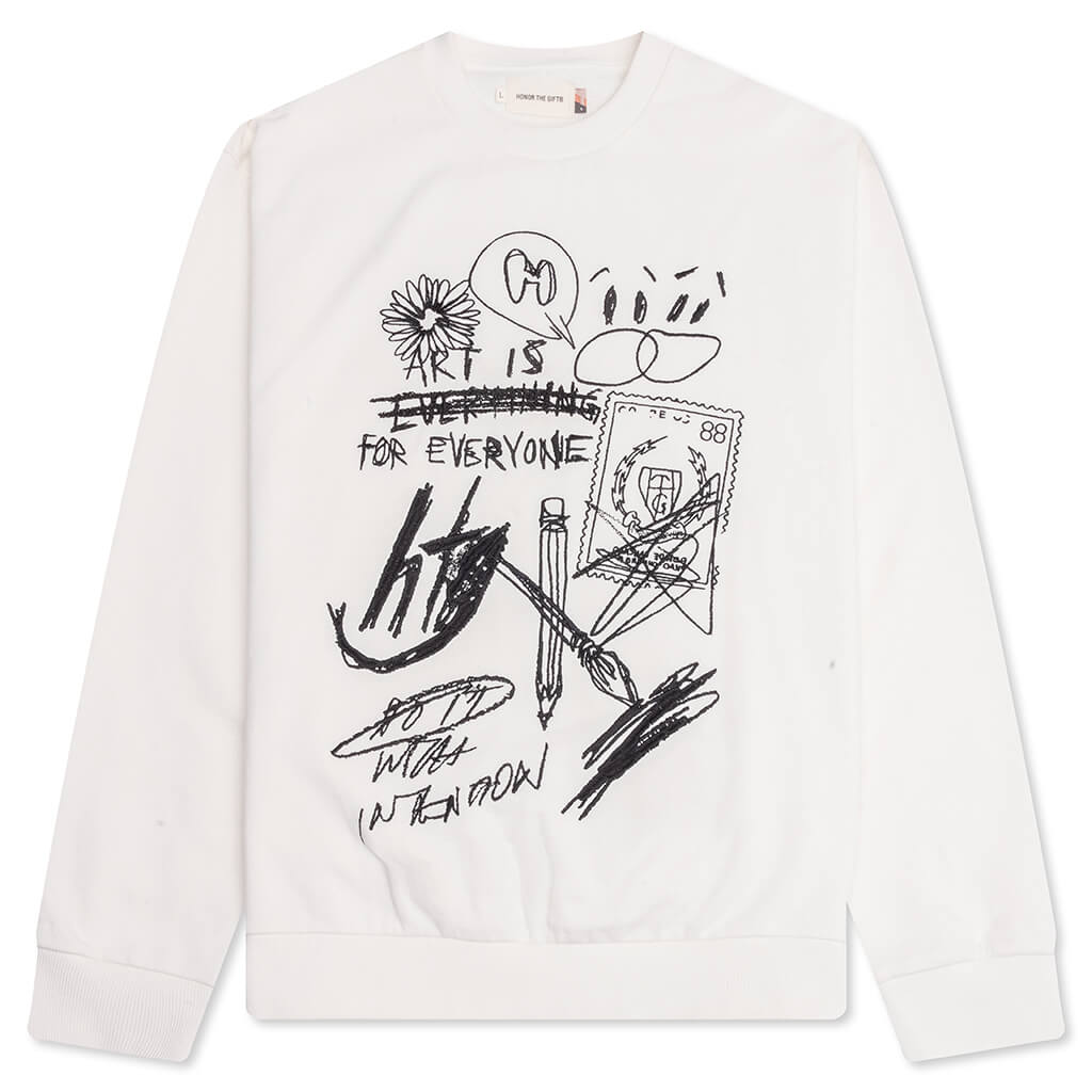 Quick Sketch Crewneck Bone
