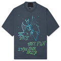 Enjoy Yourself Tee Vintage Blue