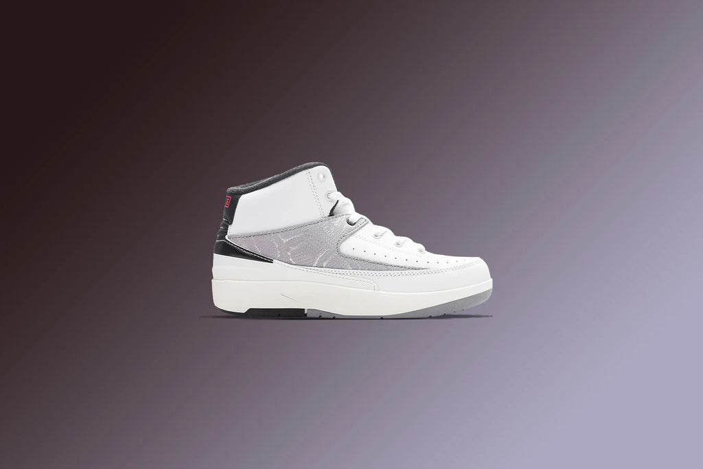 Air Jordan 2 Retro PS Python White Fire Red Cement Grey