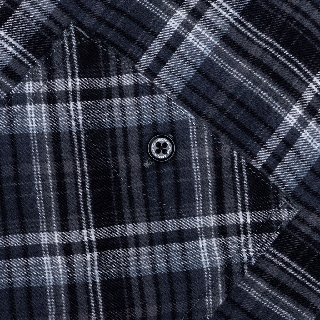 Clan Tartan L S Check Shirt Gray