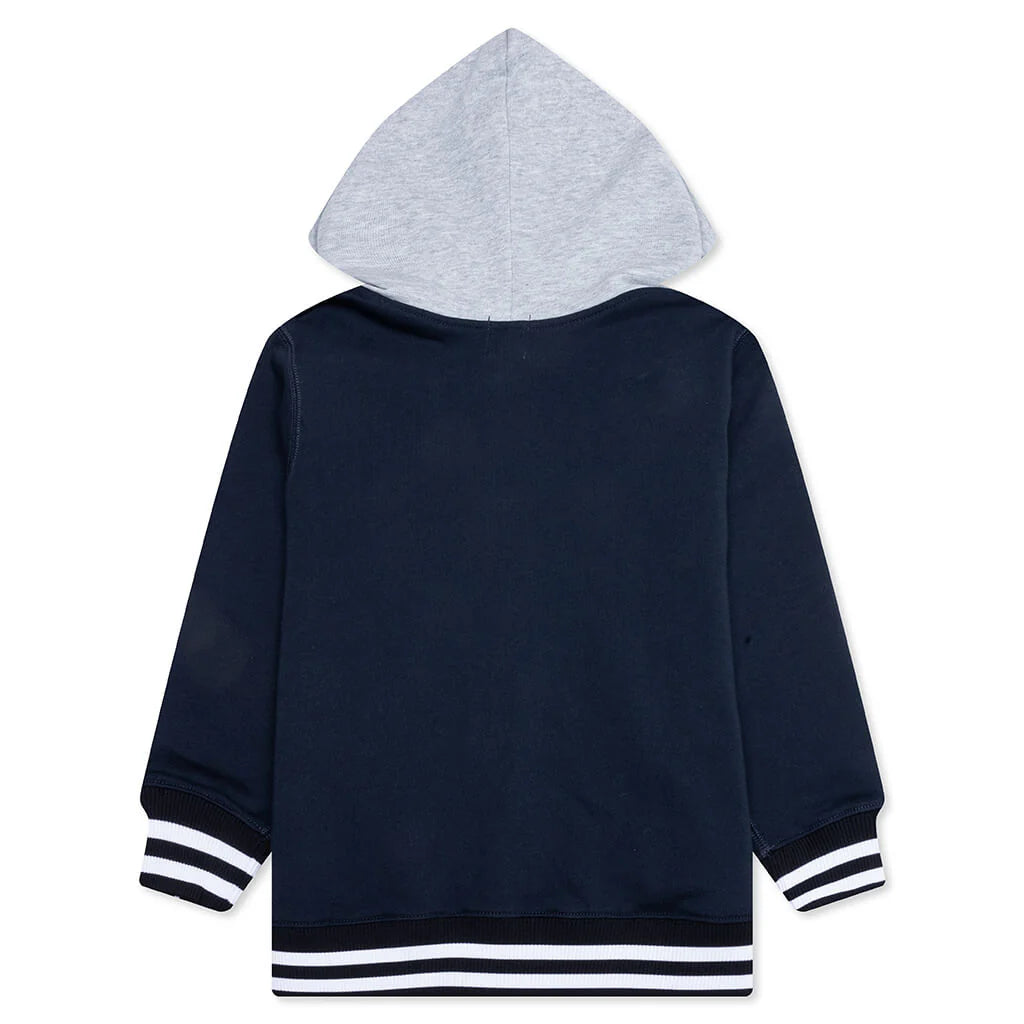 Kids Bathing Ape Zip Hoodie Navy