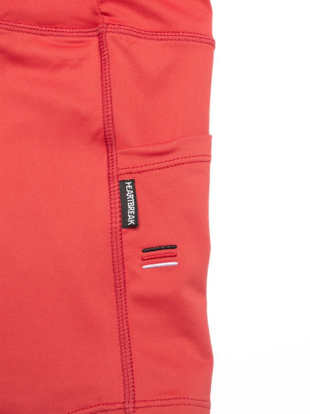 Heartbreak Womens Triple Pocket 2 Running Shorts