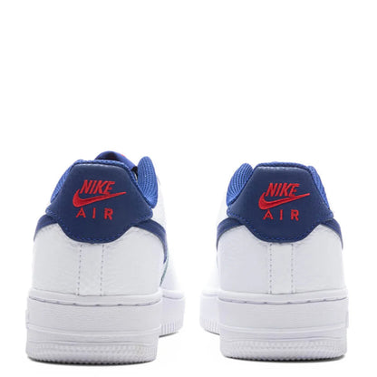 Air Force 1 GS White Deep Royal Blue University Red