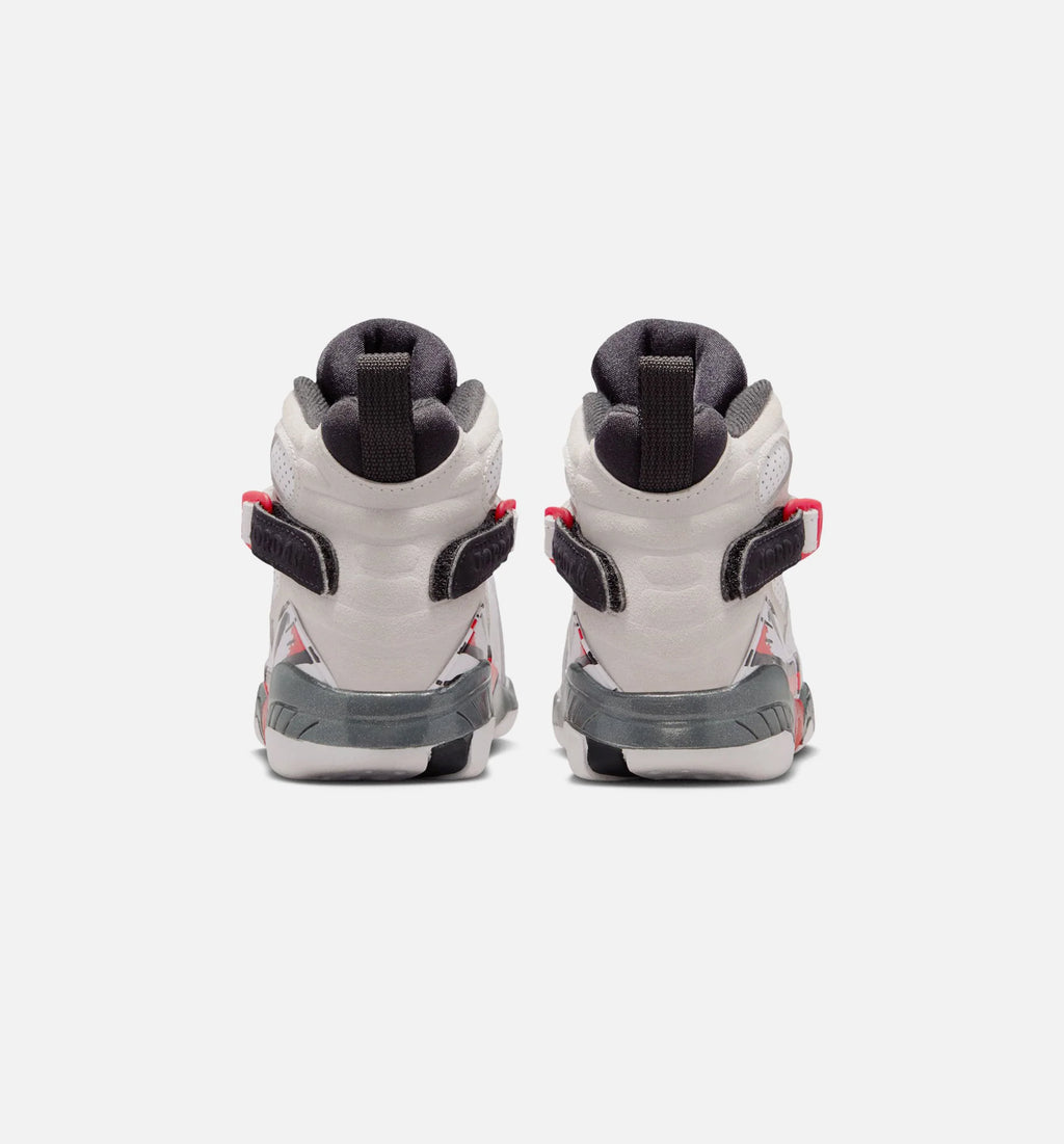 Air Jordan 8 Retro White And True Red Preschool Lifestyle Shoe White True Red Black
