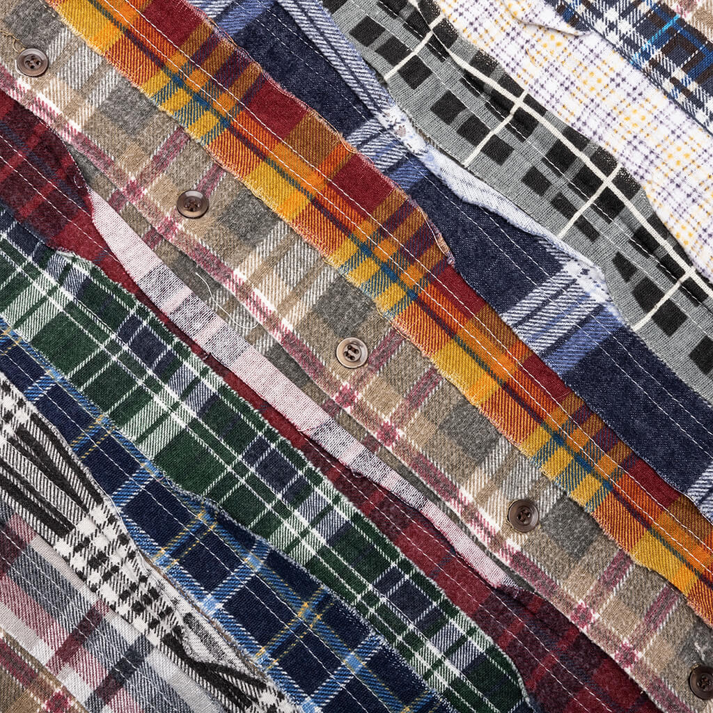 Ribbon Flannel Shirt Assorted