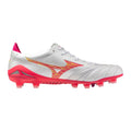 Mizuno Morelia Neo IV Elite FG Firm Ground Soccer Cleats White Pink