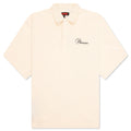 Zen Terry Boxy Polo Off White