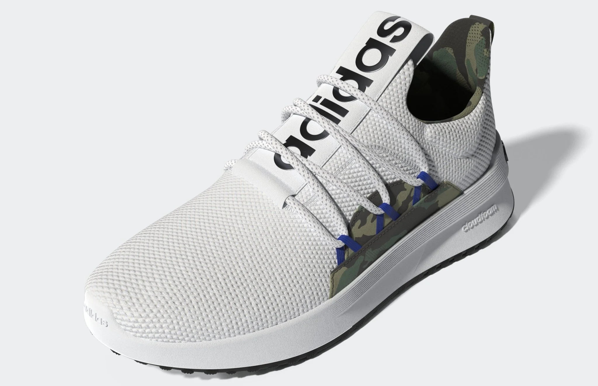 adidas Lite Racer Adapt 4 Cloudfoam Lifestyle Running Slip On Shoes Whjite Royal