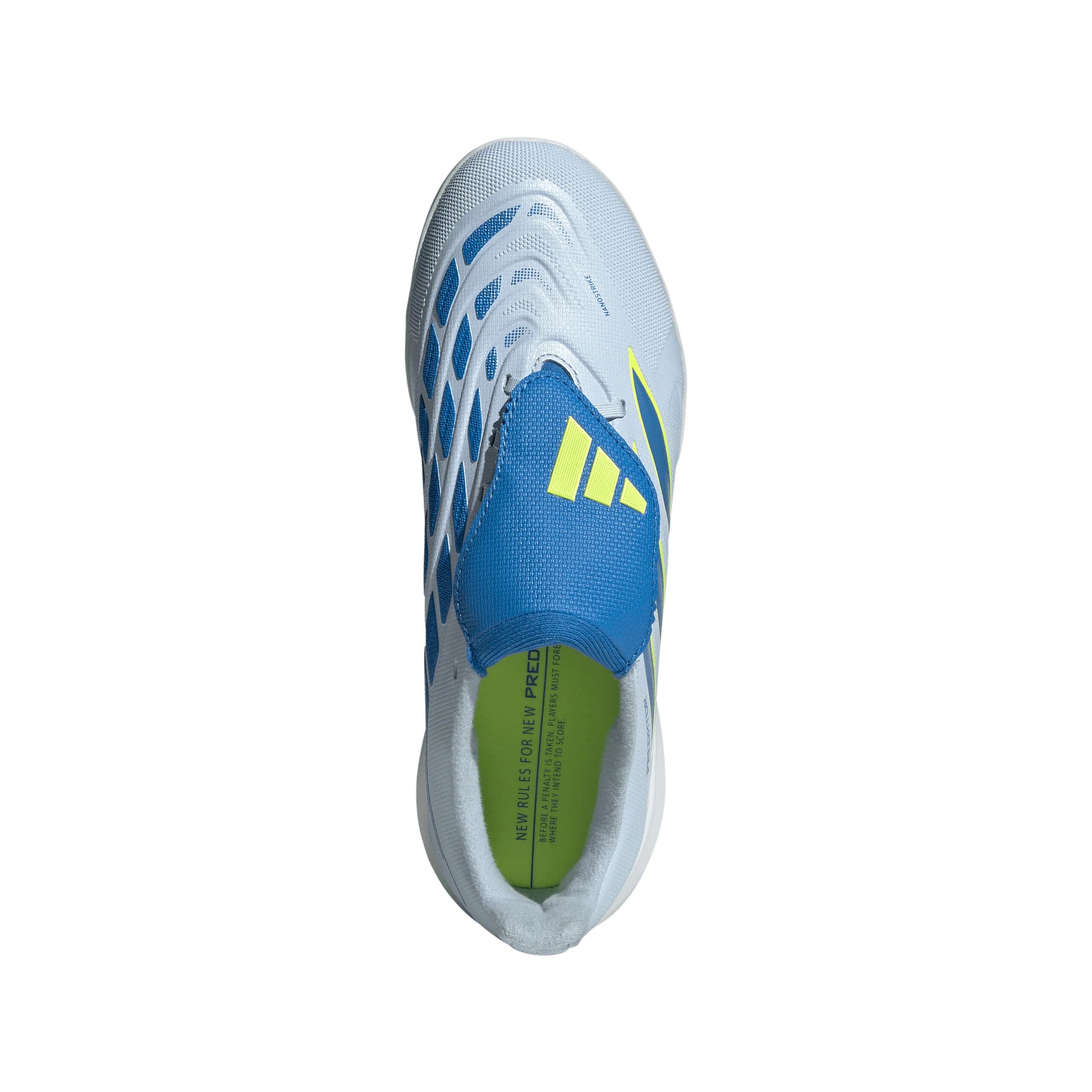 adidas Predator League Fold Over Tongue TF Turf Youth Soccer Cleats Sky Blue Yellow