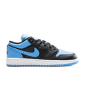 Air Jordan 1 Low GS Black Black University Blue