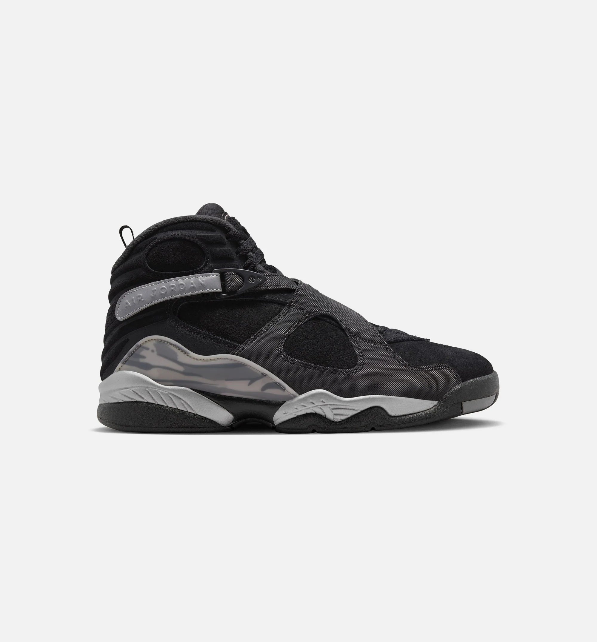 Air Jordan 8 Retro Winterized Gunsmoke Mens Lifestyle Shoe Black Silver