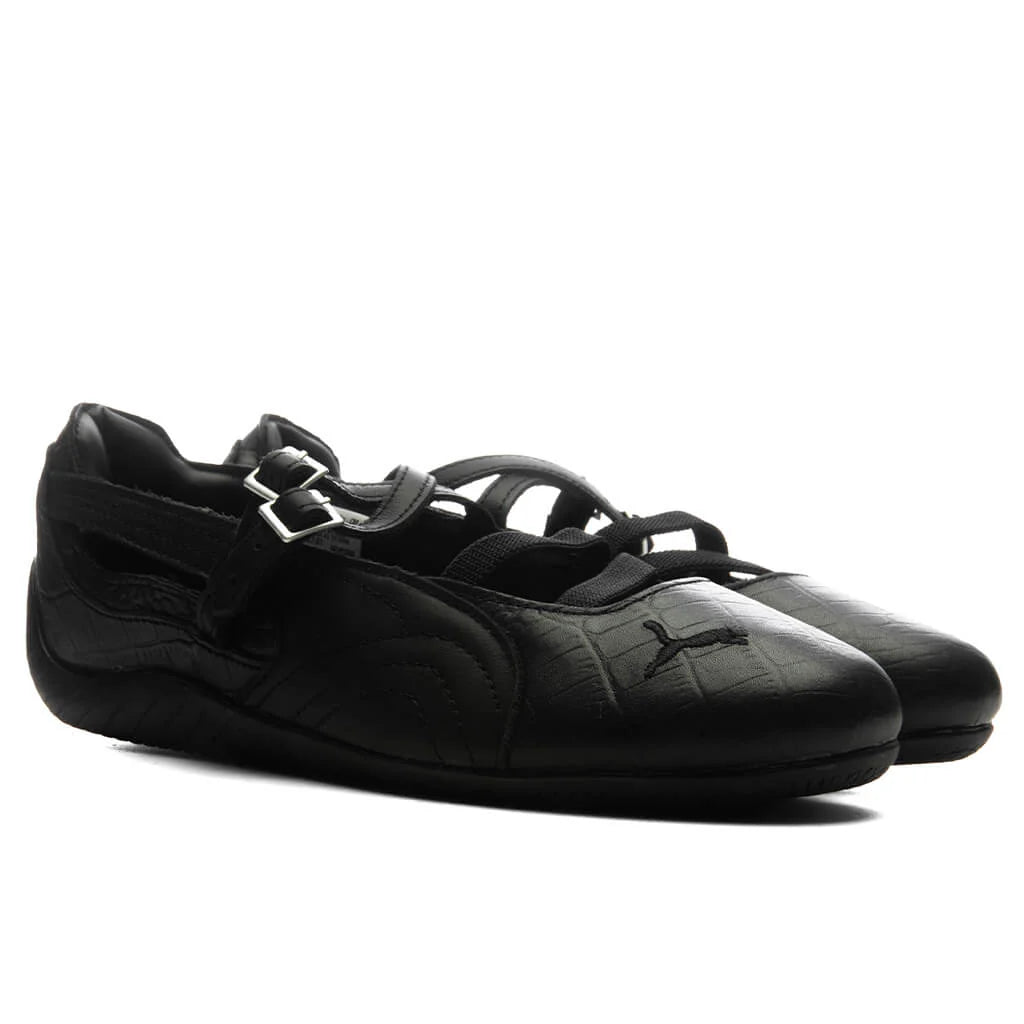 Womens Speedcat Ballet Croc PUMA Black Cool Dark Gray