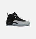 Air Jordan 12 Retro Black And Wolf Grey Mens Lifestyle Shoe Black Wolf Grey White