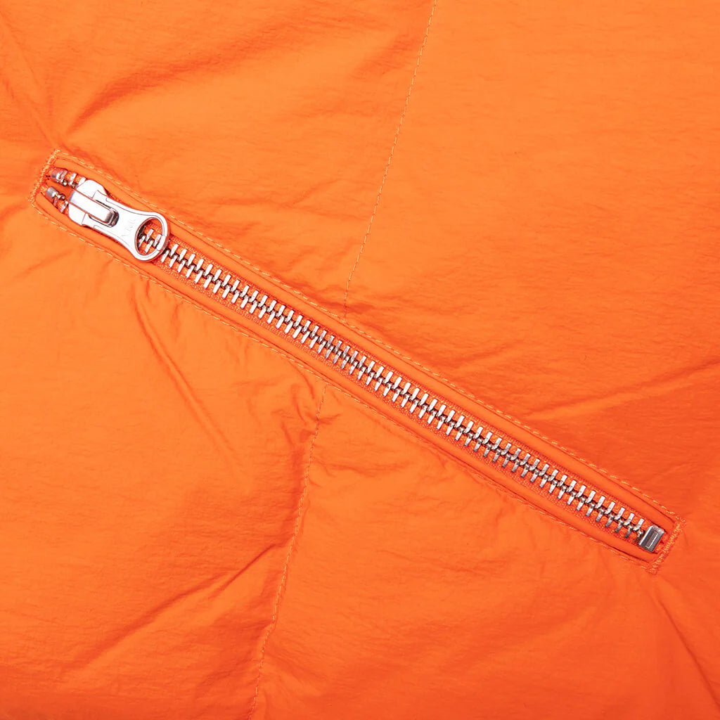 Nylon Down Puffer Orange