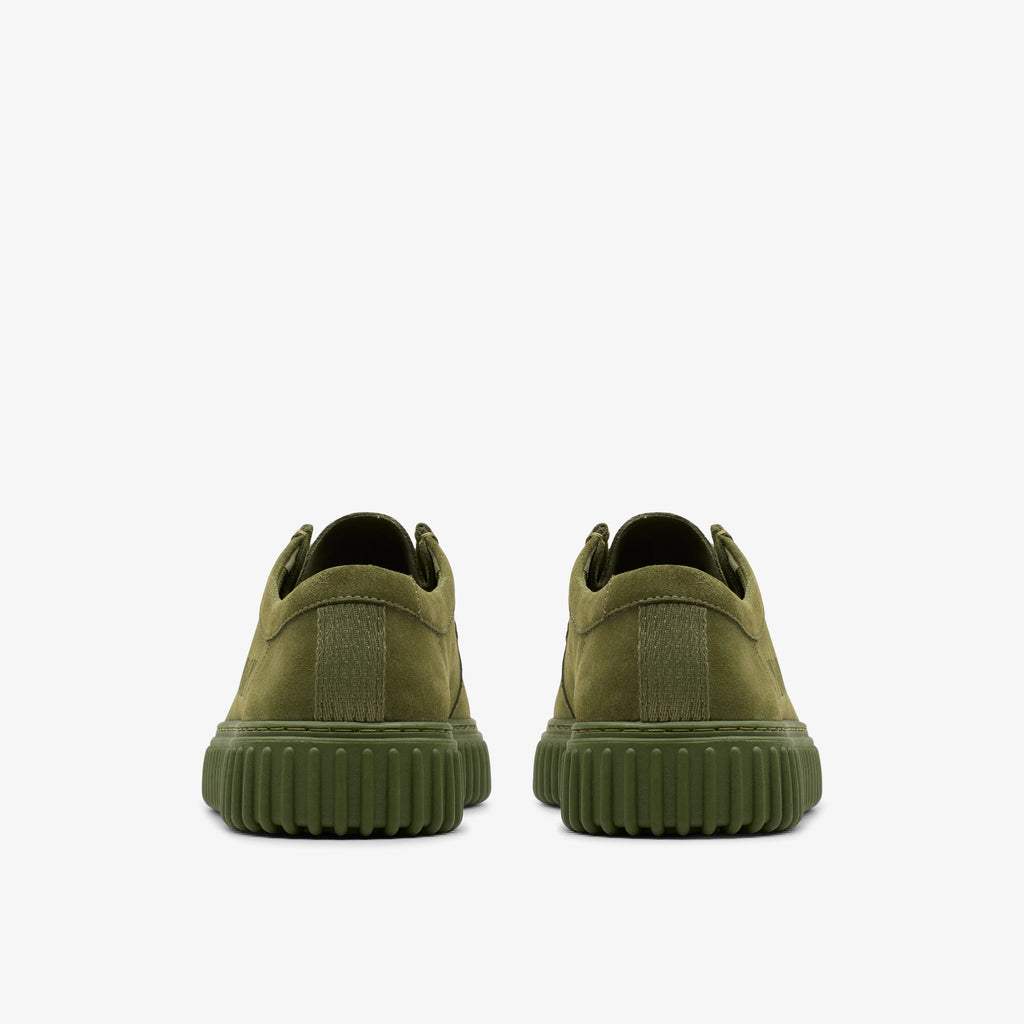 CLARKS X PLEASURES TORNHILL DRGNLO OLIVE SUEDE