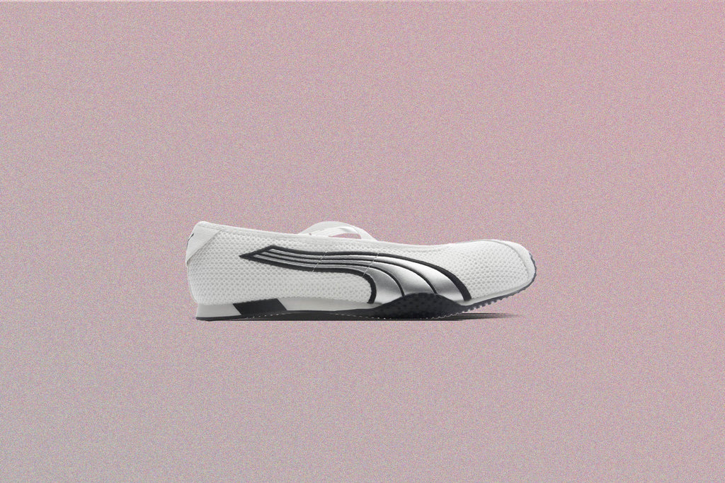 Womens H Street Ballet Warm White Silver