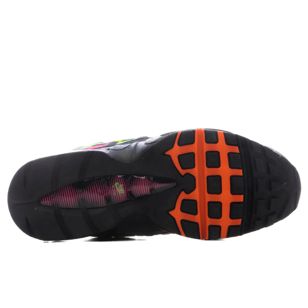 Air Max 95 Big Bubble Woven Multi White Purple Dynasty Pearl Grey