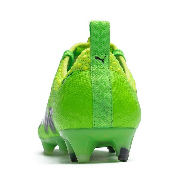 PUMA Evopower Vigor 1 FG Firm Ground Soccer Cleats Green Gecko Black Yellow
