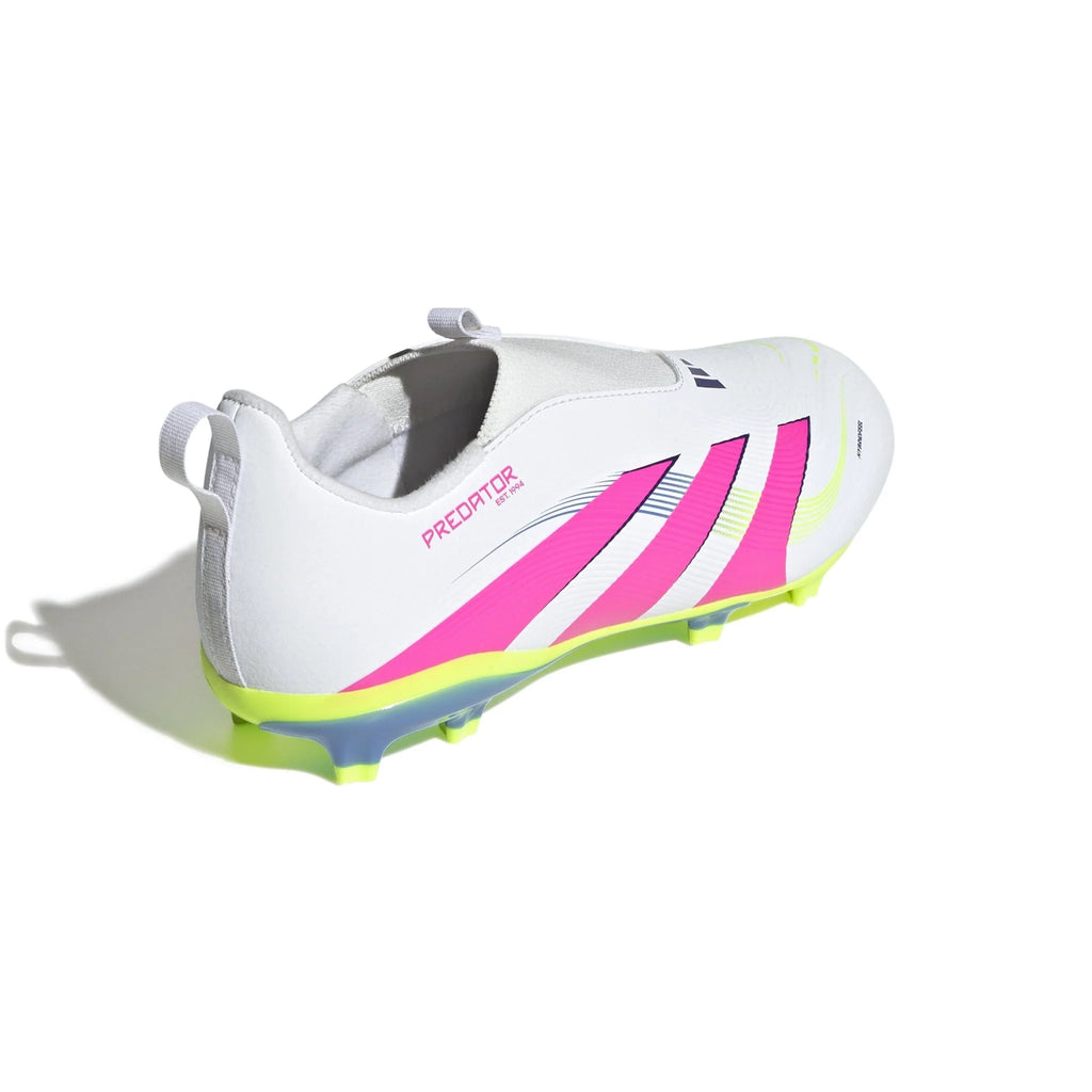 adidas Predator League Laceless Firm Multi Ground Boots Junior White Pink