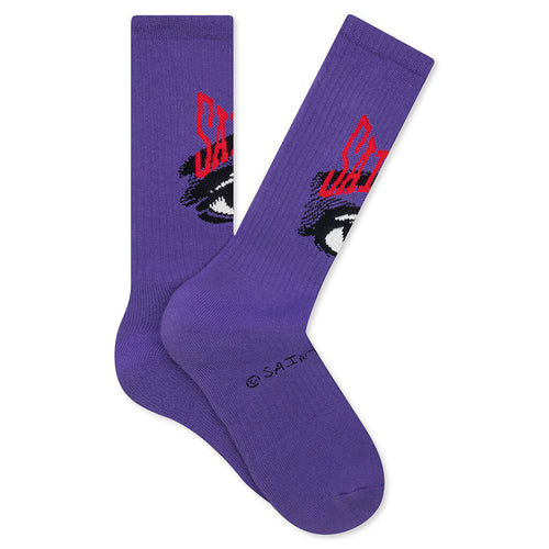 Eye Socks Purple