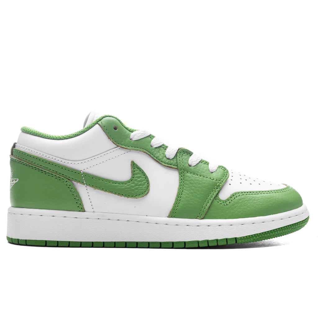 Air Jordan 1 Low SE GS White Chlorophyll Lightening