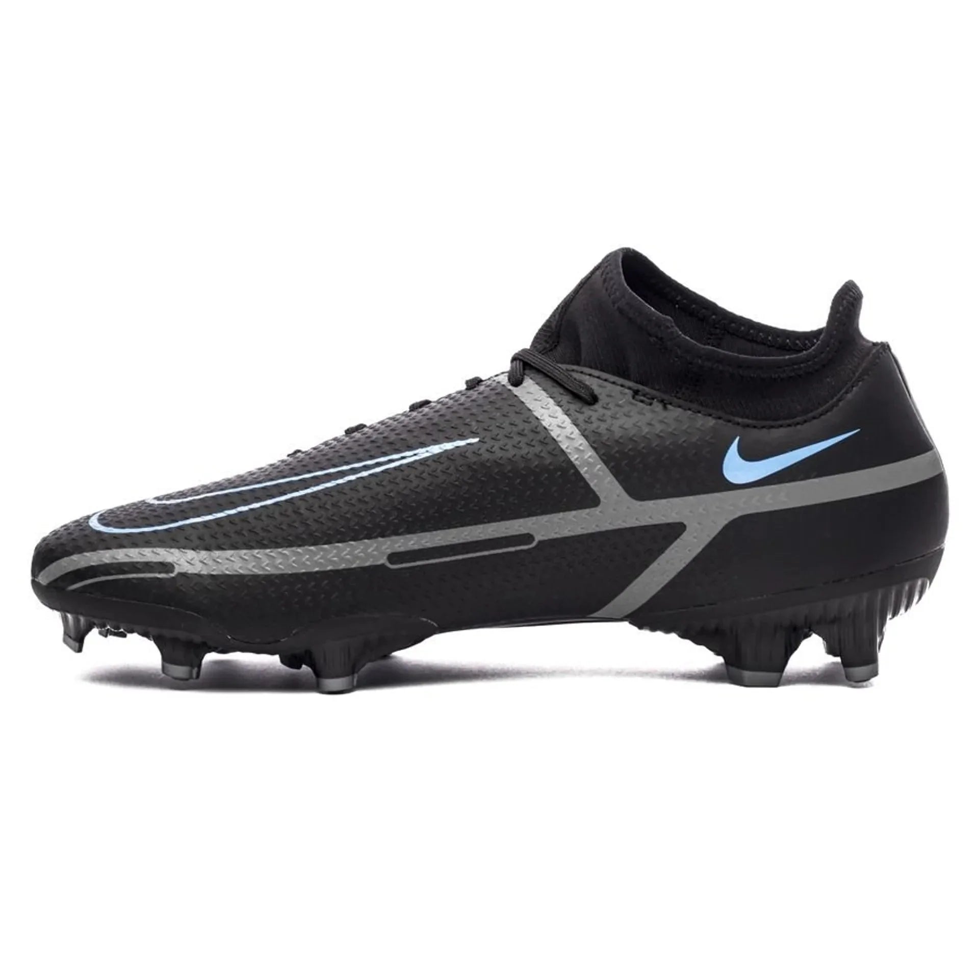 Nike Phantom GT2 Academy DF MG Multi Ground Soccer Cleats Black Iron Grey