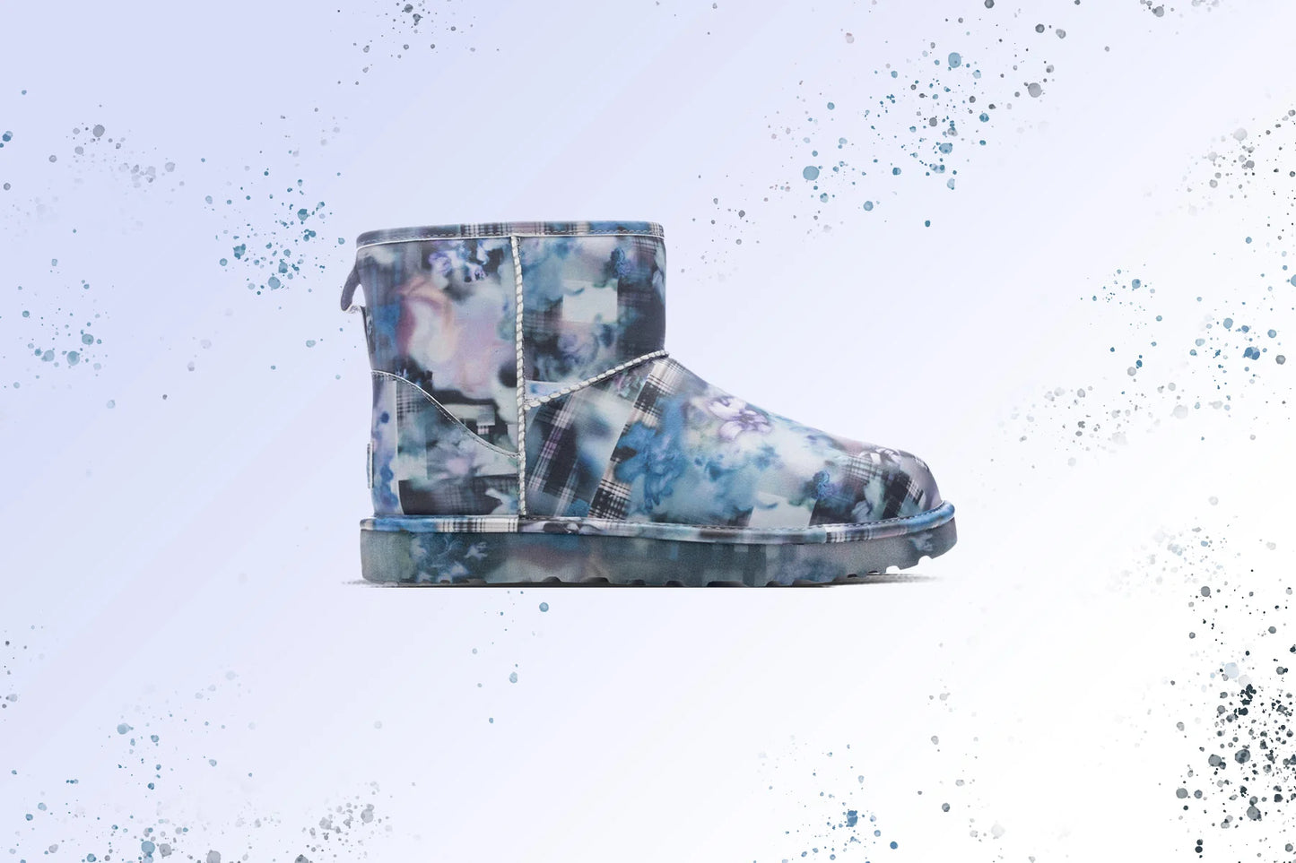 UGG x Collina Strada Classic Mini Dark Blue Floral