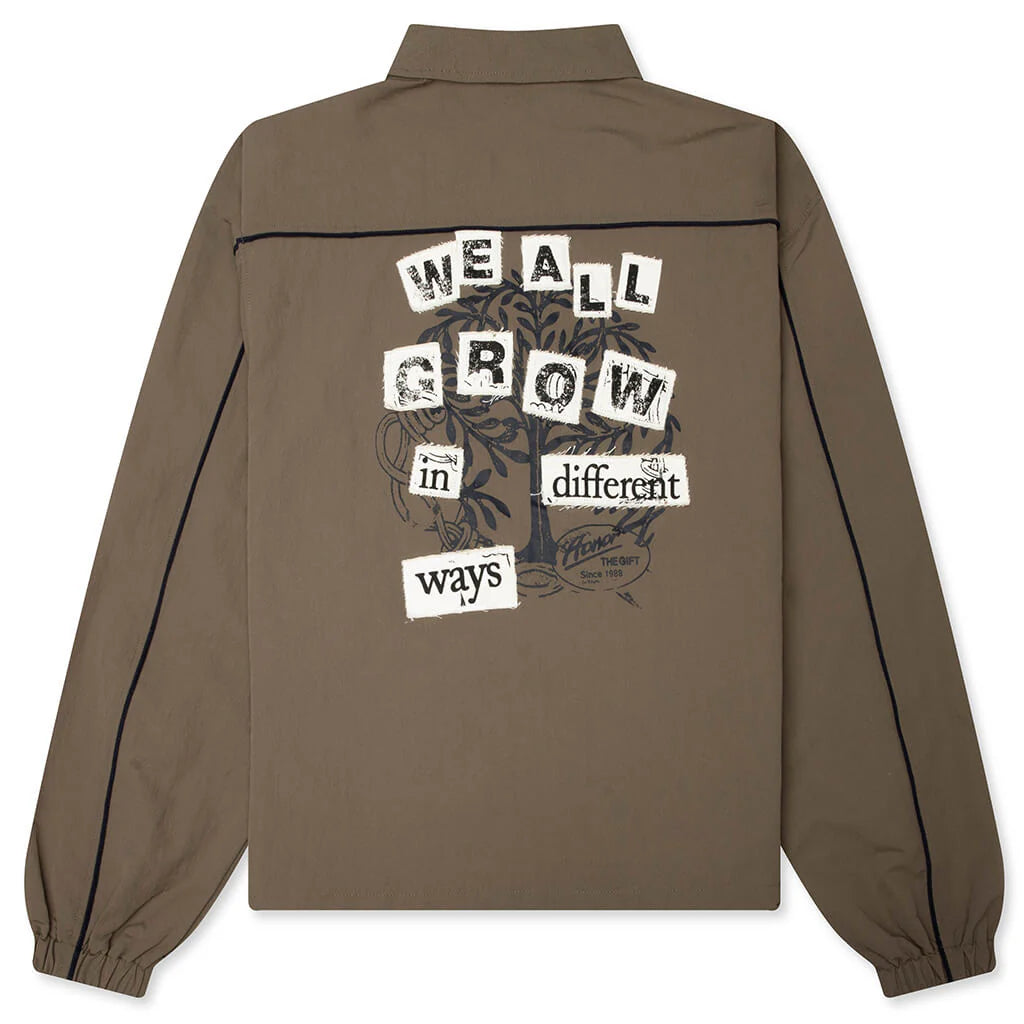 Growth Track Jacket Pebble