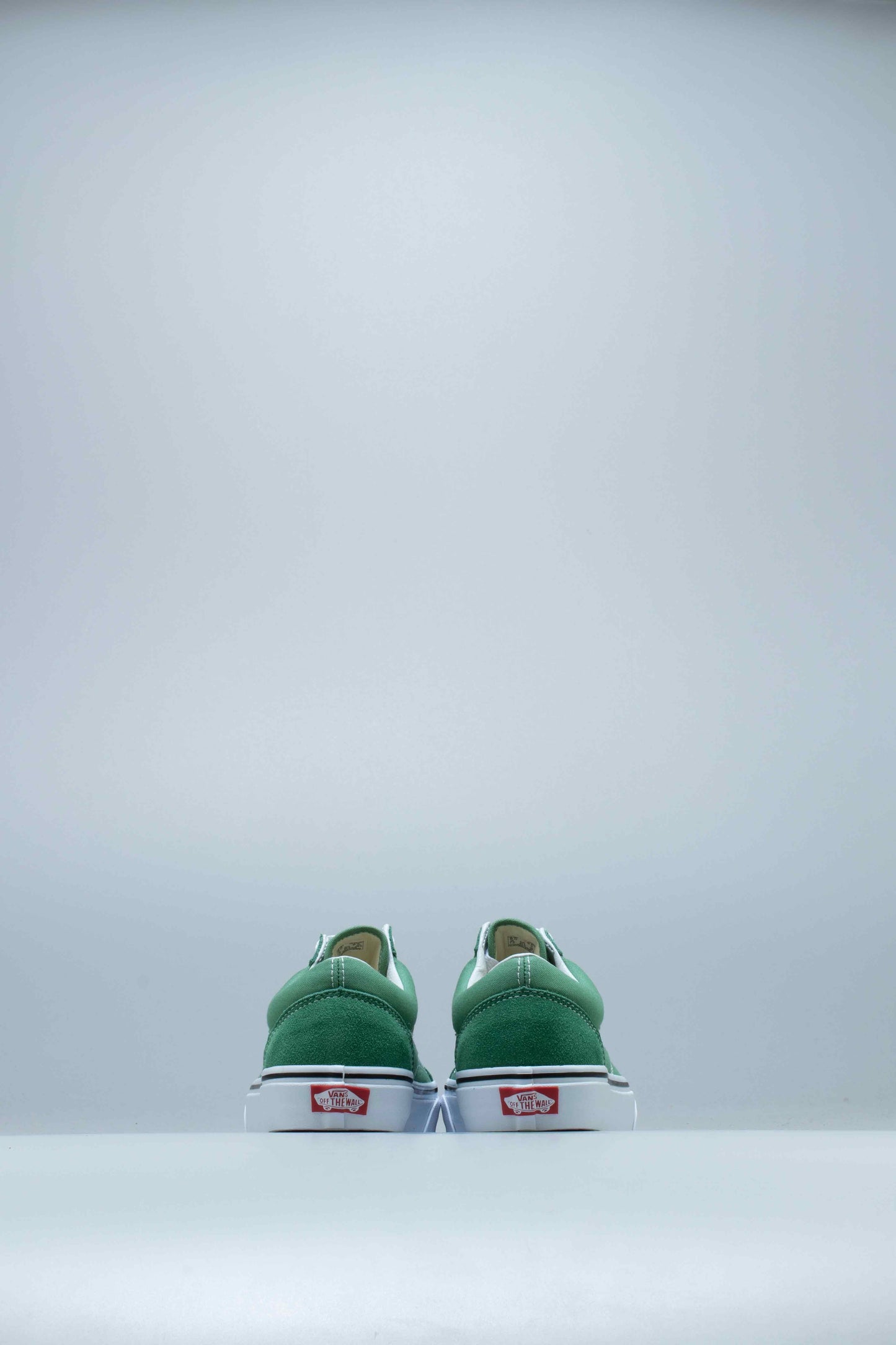 Old Skool Mens Shoe Deep Grass Green White