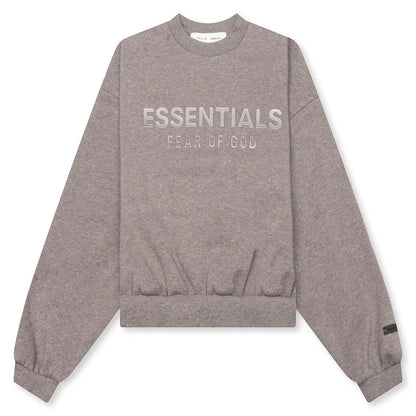 Kids Fleece Crewneck Homestead Heather