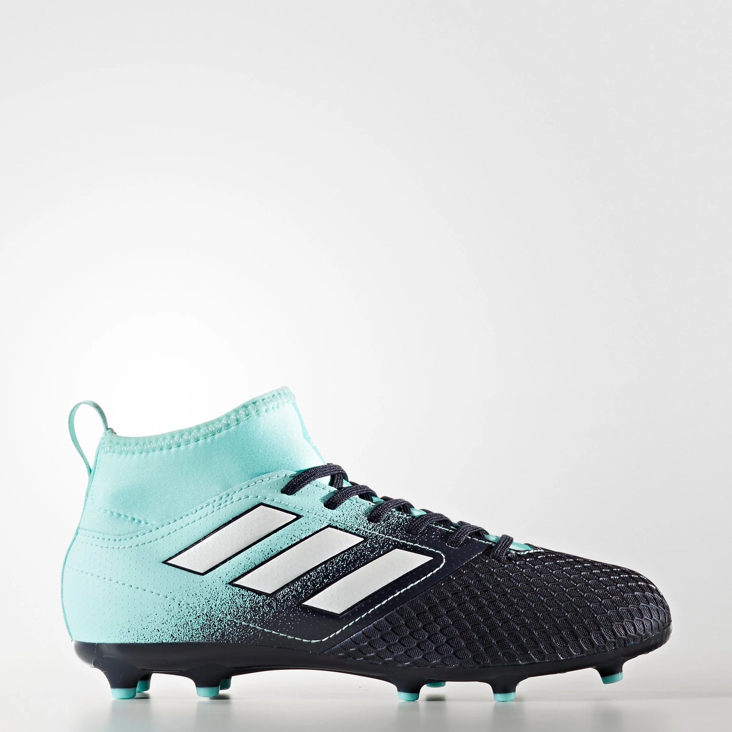 adidas ACE 173 FG J Youth Firm Ground Soccer Cleats Aqua White Legend Ink