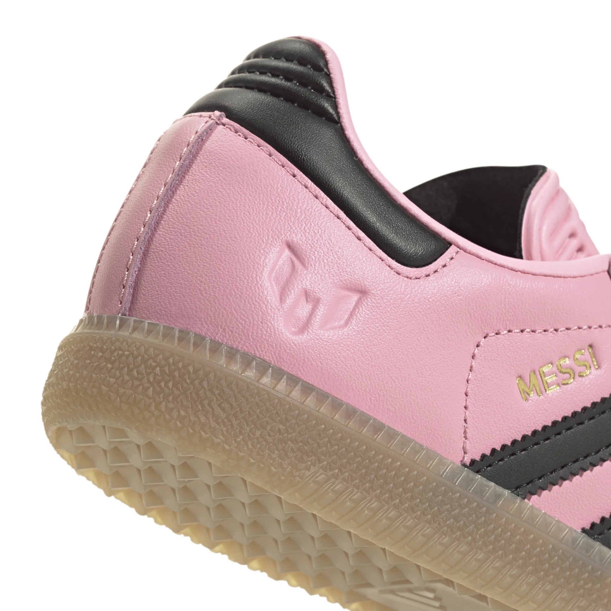 adidas Samba Messi Boots Junior Indoor Pink Black