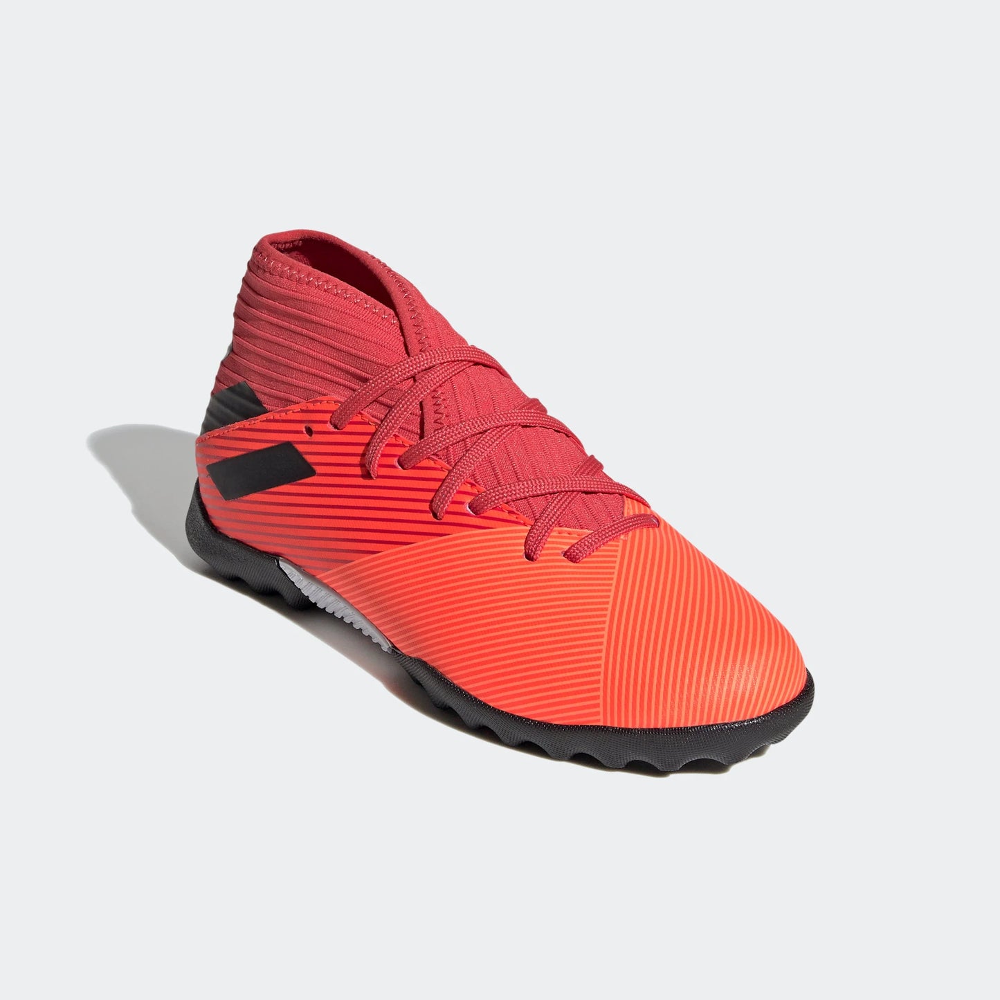 adidas Nemeziz 193 TF Turf Youth Soccer Cleats Signal Coral Black Glory Red