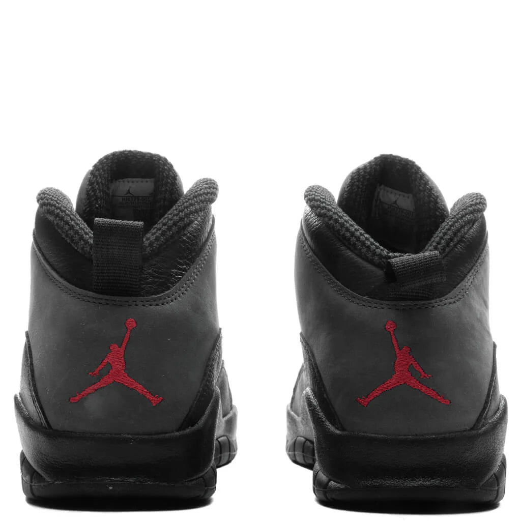 Air Jordan 10 Retro Shadow Charred Grey True Red Black