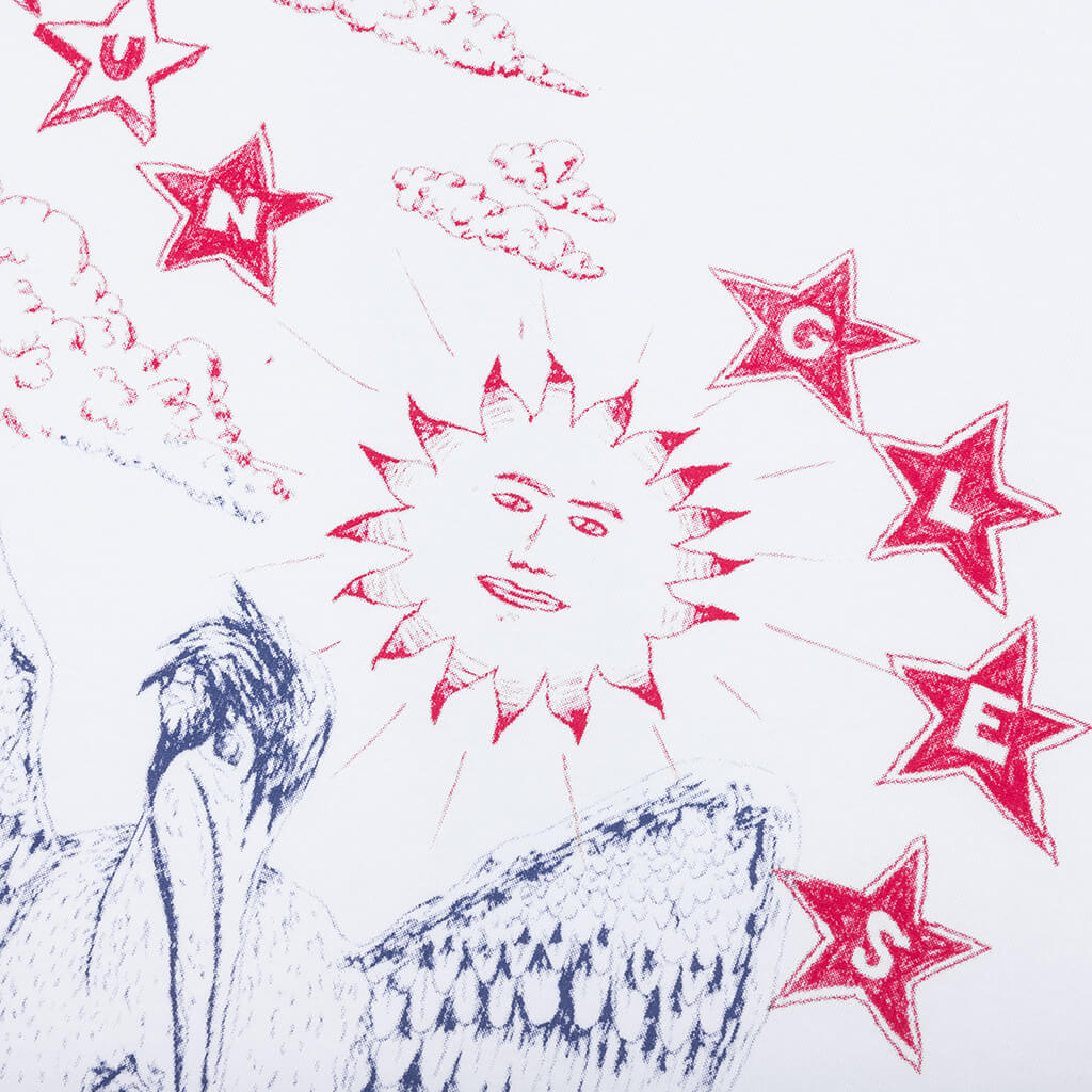 Scribbles S S Tee White
