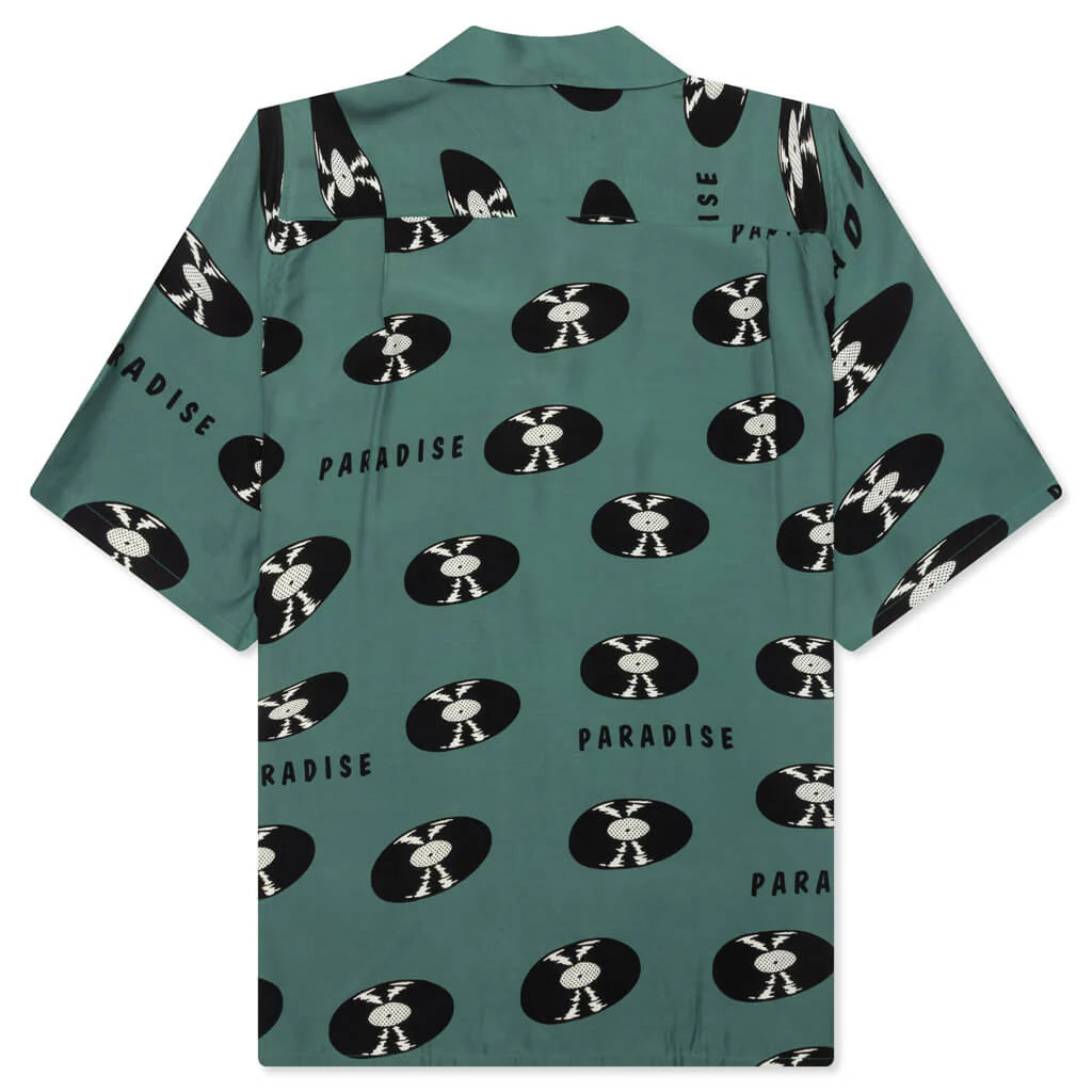 Hawaiian S S Shirt Type 4 Green