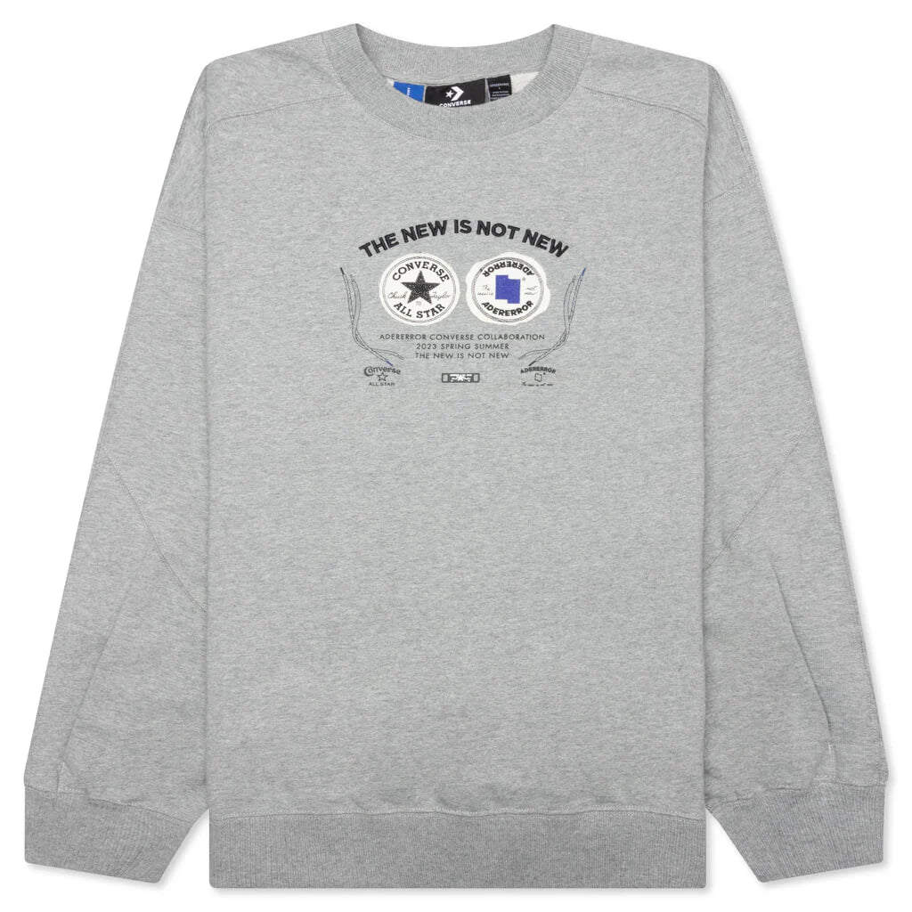 Converse x Ader Error Shapes Crew Vintage Grey