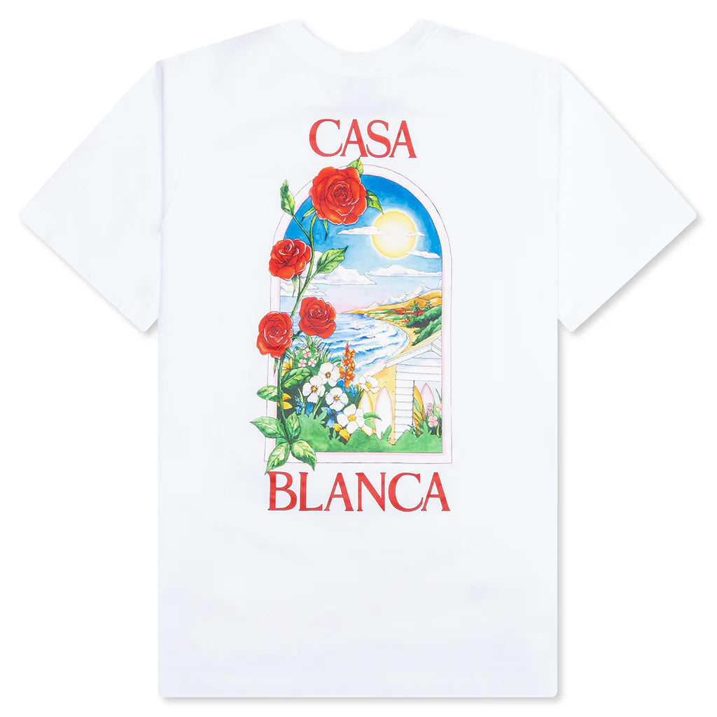 LA Days Printed T Shirt White