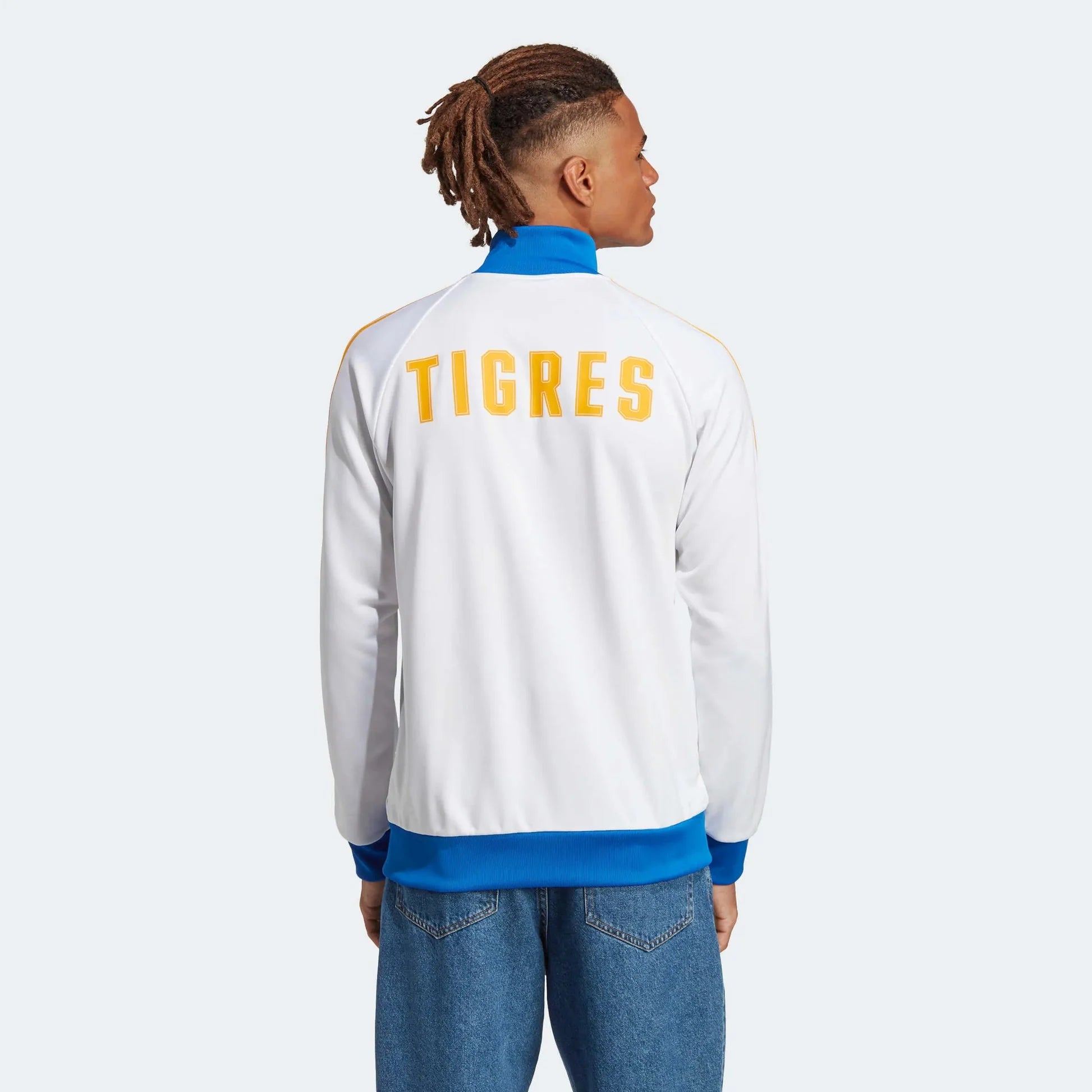 adidas Tigres UANL DNA Track Top White Blue Gold