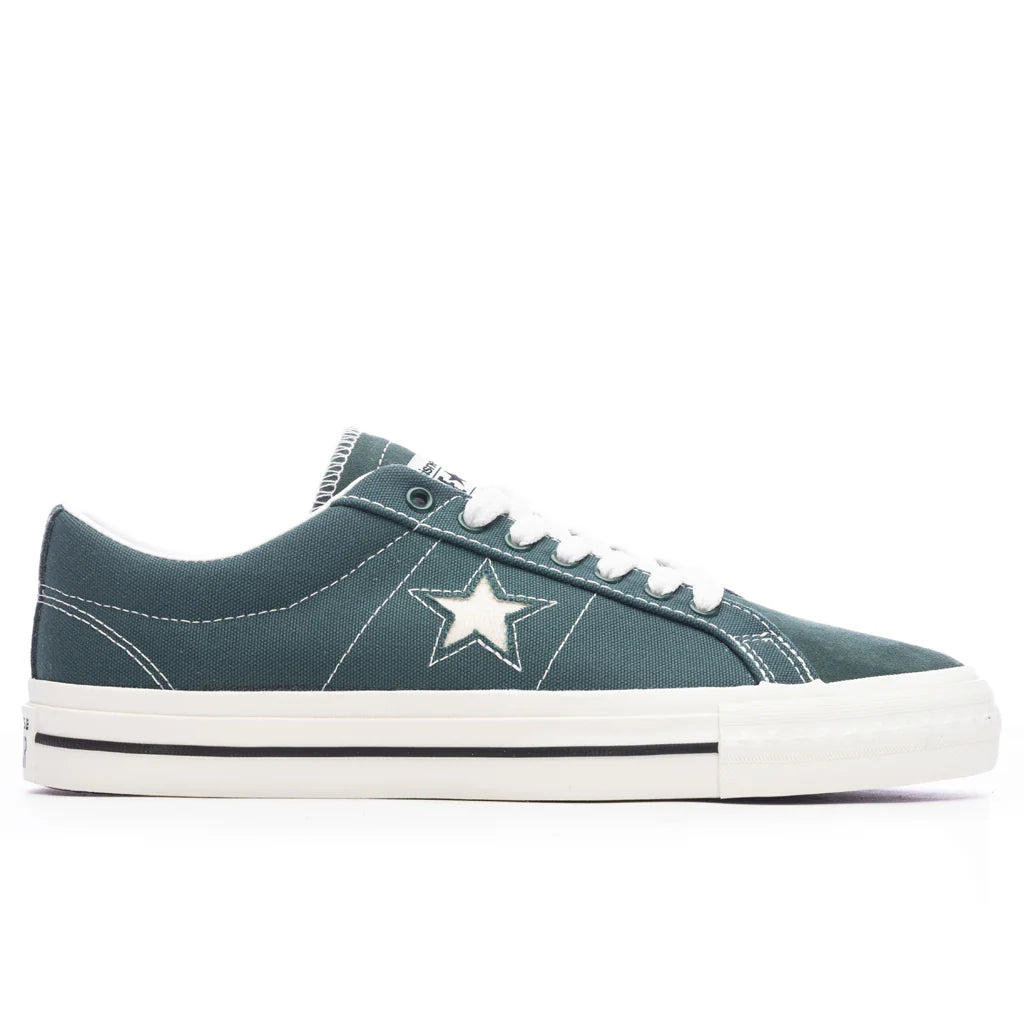 Converse x This is Never That One Star Pro Ox Trekking Green Black White