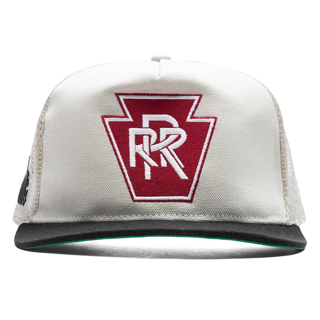 Triple R Trucker Hat Stone Black