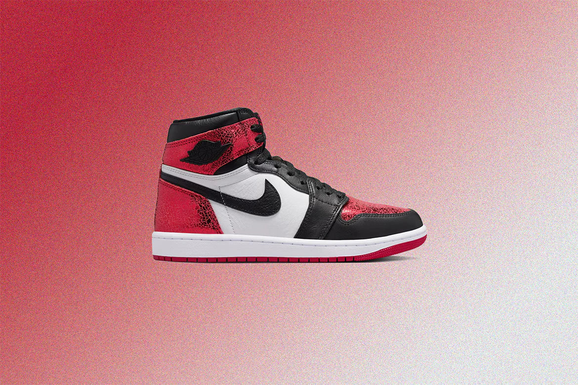 Womens Air Jordan 1 Retro High OG Ruby Varsity Red Black White